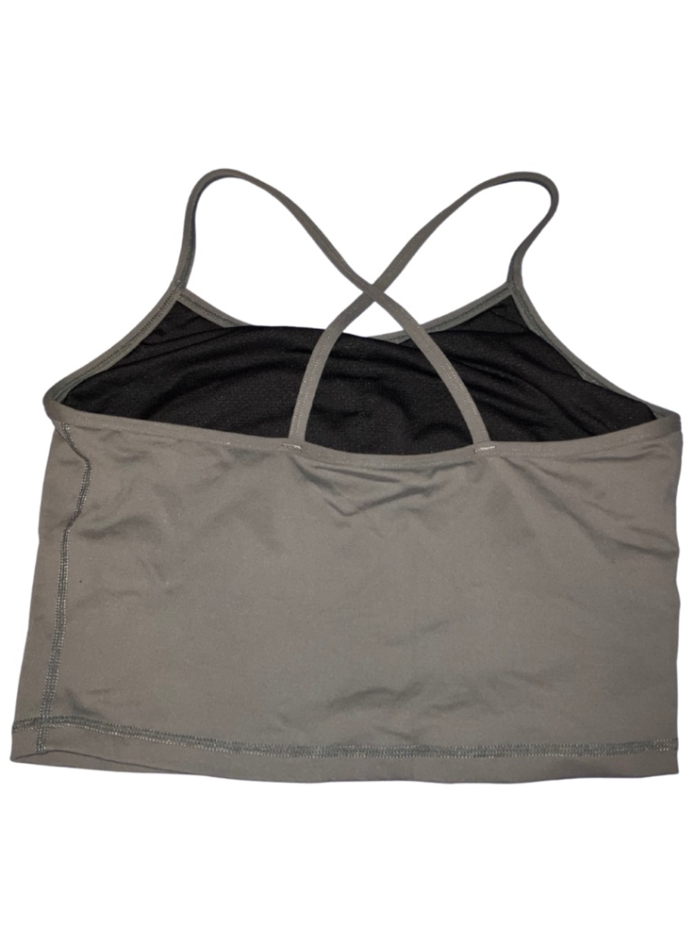 XL | Gray Ava Crop Top